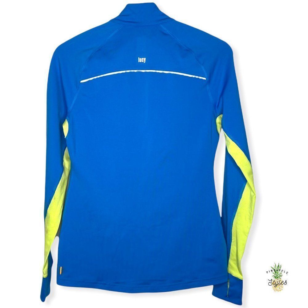LUCY Blue Yellow Athletic Jacket  - Picture 7 of 9